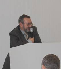 Выступление заместителя директора УкрНИИНК В.И. Радько на семинаре по обмену опытом между органами по сертификации персонала по НК, учебными и аттестационными центрами в апреле 2011 года